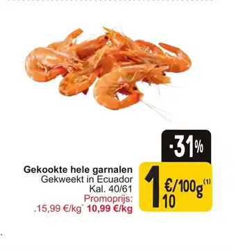 Cora Gekookte hele garnalen aanbieding