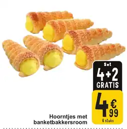 Cora Hoorntjes met banketbakkersroom aanbieding