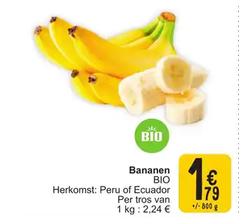 Cora Bio bananen aanbieding