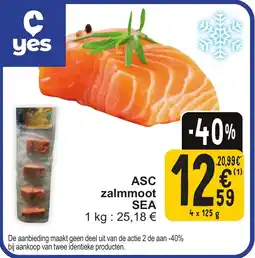 Cora SEA ASC zalmmoot aanbieding