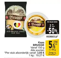 Cora Brugge kaas aanbieding