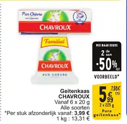 Cora Chavroux geitenkaas aanbieding