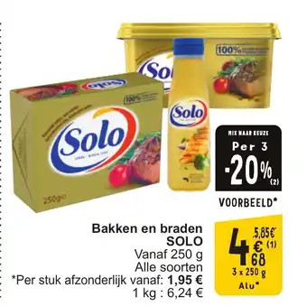 Cora Solo bakken en braden aanbieding