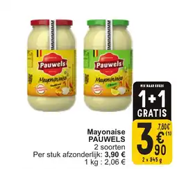 Cora Pauwels mayonnaise aanbieding