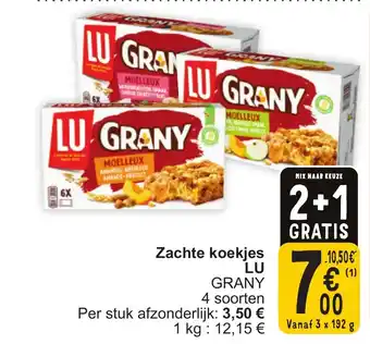 Cora LU Zachte koekjes aanbieding