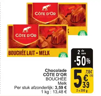 Cora Côte d'or chocolade bouchée melk aanbieding