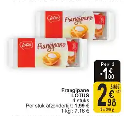 Cora Lotus Frangipane aanbieding