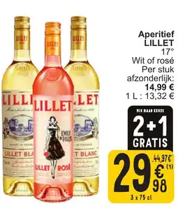 Cora Lillet aperitief aanbieding