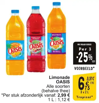 Cora Oasis Limonade aanbieding