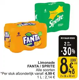 Cora Fanta / Sprite Limonade aanbieding