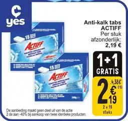 Cora Actiff Anti Kalk Tabs aanbieding