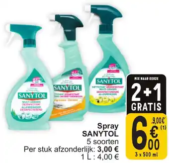 Cora Sanytol Spray aanbieding