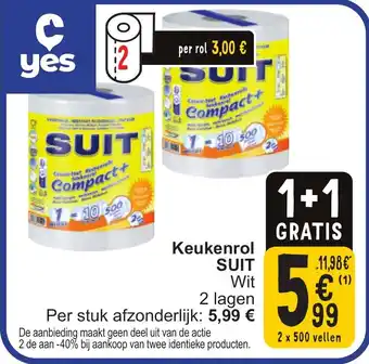 Cora Suit Keukenrol aanbieding