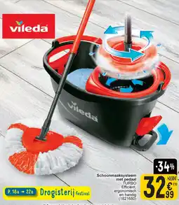 Cora Vileda Turbo Schoonmaaksysteem met pedaal aanbieding