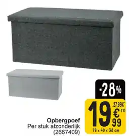 Cora Opbergpoef aanbieding