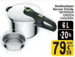 Cora Tefal Snelkookpan Secure Trendy aanbieding