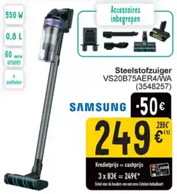 Cora Samsung Steelstofzuiger aanbieding