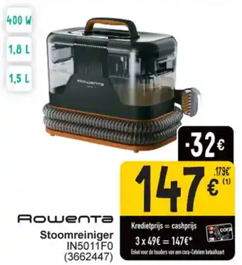 Cora Rowenta Stoomreiniger aanbieding