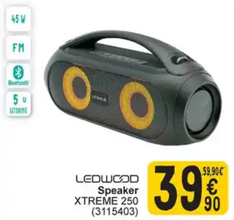 Cora Ledwood Speaker Xtreme 250 aanbieding