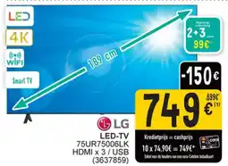 Cora LG Led TV aanbieding