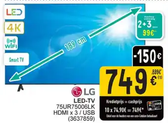 Cora LG Led TV aanbieding