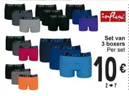 Cora Influx Set van 3 Boxers aanbieding