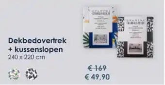 Cora Dekbedovertrek + kussenslopen aanbieding