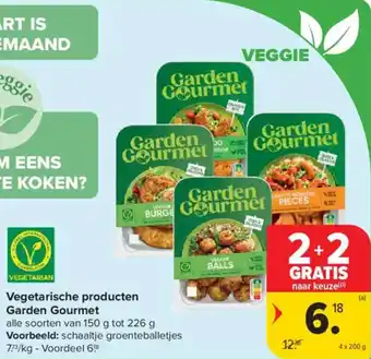 Carrefour Market Garden Gourmet Vegetarische Producten aanbieding