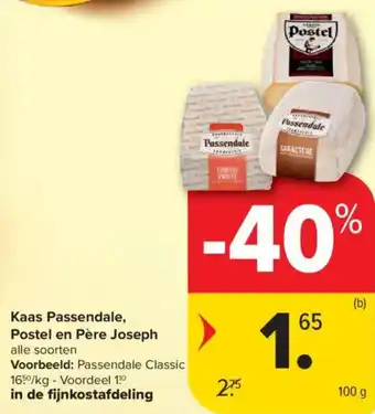 Carrefour Market Kaas Passendale, Postel en Père Joseph aanbieding