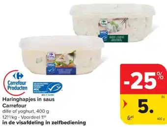 Carrefour Market Haringhapjes in Saus Carrefour aanbieding