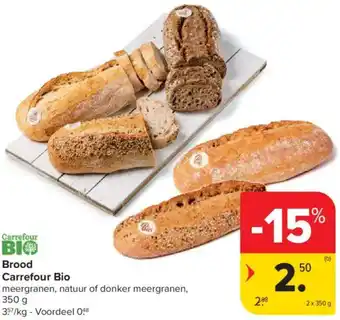 Carrefour Market Brood Carrefour Bio aanbieding