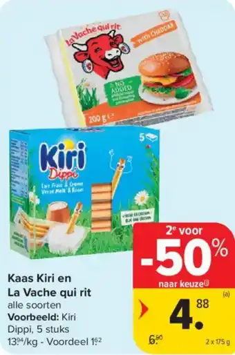 Carrefour Market Kaas Kiri en La Vache qui rit aanbieding