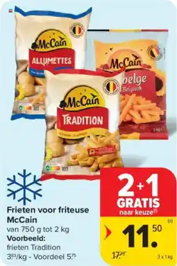 Carrefour Market McCain Frieten voor Friteuse aanbieding