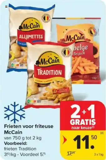 Carrefour Market McCain Frieten voor Friteuse aanbieding