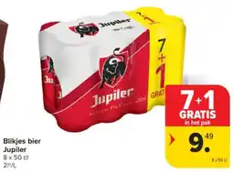 Carrefour Market Jupiler Blikjes Bier aanbieding