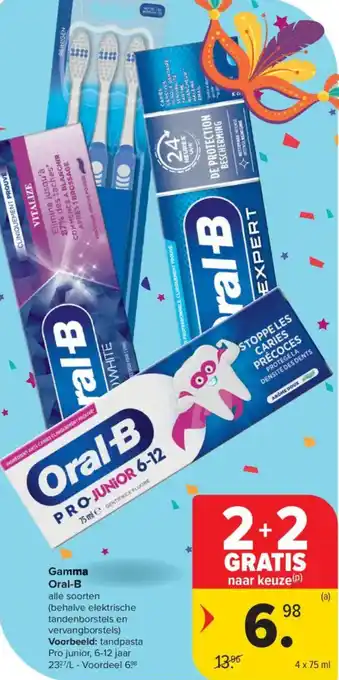 Carrefour Market Gamma Oral-B aanbieding