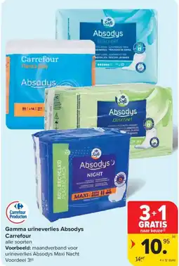 Carrefour Market Gamma Urineverlies Absodys Carrefour aanbieding