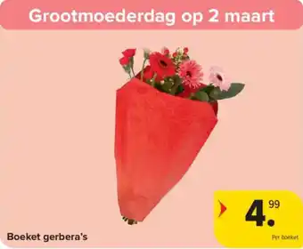 Carrefour Market Boeket Gerbera's aanbieding