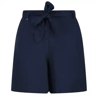 Decathlon Dames Sabela Paper Bag Shorts (Blauw Opaal) aanbieding