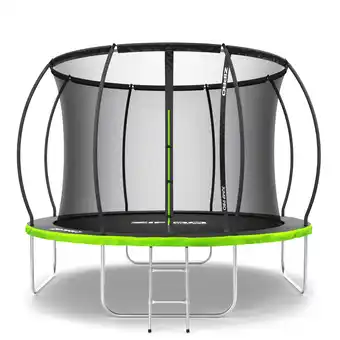 Decathlon Trampoline ronde Zipro Jump Pro Premium - 10FT 312cm - met veiligheidsnet intern aanbieding