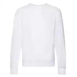 Decathlon Unisex Lichtgewicht Raglan Sweatshirt voor volwassenen (Wit) aanbieding