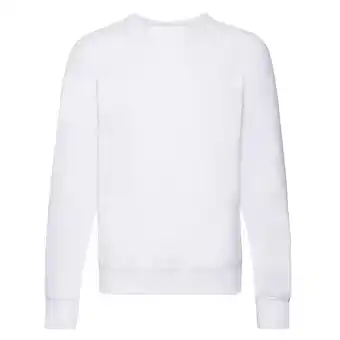 Decathlon Unisex Lichtgewicht Raglan Sweatshirt voor volwassenen (Wit) aanbieding