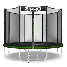 Decathlon Trampoline ronde Zipro Jump Pro - 8FT 252 cm - met veiligheidsnet extern aanbieding