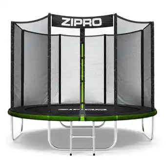 Decathlon Trampoline ronde Zipro Jump Pro - 8FT 252 cm - met veiligheidsnet extern aanbieding