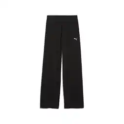 Decathlon ESS ELEVATED ribbroek met hoge taille en rechte pijpen voor dames PUMA Black aanbieding