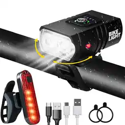 Decathlon LED-fietslicht vooraan 300 lumen + USB-achterlicht aanbieding
