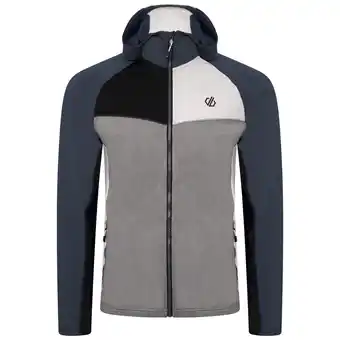 Decathlon Heren Contend Recycled Fleece Jas (Orion Grijs/Schaduw Grijs Mergel) aanbieding