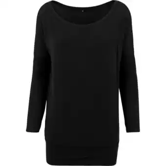 Decathlon Dames Sweatshirt met lange mouwen van viscose (Zwart) aanbieding