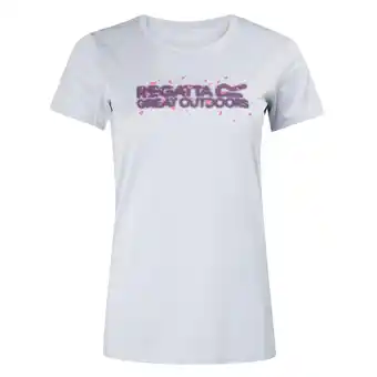 Decathlon Dames Fingal VIII Logo Marl TShirt (Cyberspace) aanbieding