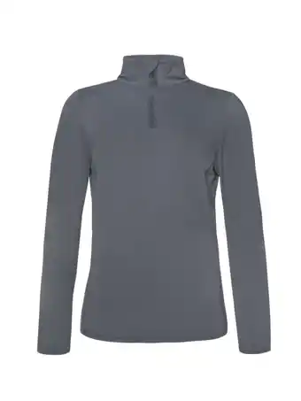 Decathlon W Fabriz 1/4 Zip Top - Trui - 896_manatee - dames - Pisteskiën aanbieding